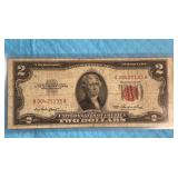 1953 2$ Red Seal Note