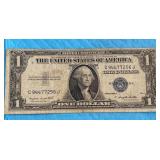 1935 G 1$ Blue Seal Silver Certificate