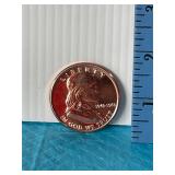 1 Ounce Franklin Copper Round