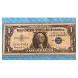 1957 B 1$ Blue Seal Silver Certificate