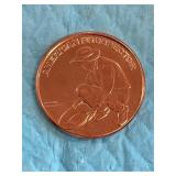 1 Ounce American Prospector Copper Round
