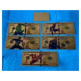 The Avengers Gold Foil Notes