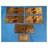 Hello Kitty Gold Foil Notes