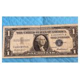 1957 1$ Blue Seal Silver Certificate