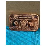 1 Ounce Trump Copper Bar