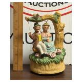 Vintage 'Through the Years' Porcelain Music Box