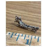 10K Gold Dog Sled Pendant