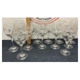 Winter Themed Wine Glasses