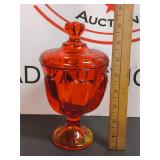 Vintage Viking Glass Candy Dish