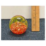 Vintage Art Glass Paperweight