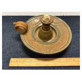 Vintage Stoneware Candlestick Holder