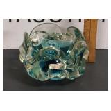 Vintage Art Glass Ashtray