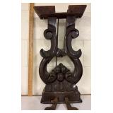 Vintage Lyre-Shaped Grand Piano Pedal Assembly