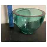 Compass Rose Starburst Glass Bowl