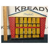 Vintage Playskool Schoolhouse Abacus
