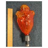 Amberina Interactive Plasma Glass Heart Lamp Bulb