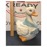 Ceramic Goose Cookie Jar