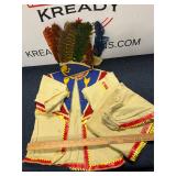 Child's Vintage Native American Costume