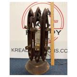 Folk Art Weaving Shuttles Lamp