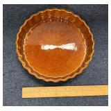 Pfaltzgraff Gourmet Brown Quiche/Flan Dish