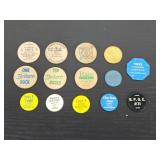 Wooden Nickels & Tokens