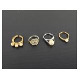 Assorted Rings (4) w/ No Markings