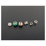 Sterling Silver 925 Charm Bracelet Beads