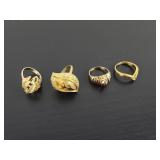 Assorted Rings (4) w/ No Markings