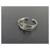 Sterling Silver Bracelet w/ Turquoise Stone