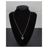 Sterling Silver 925 17' Chain Necklace w/ Pendant