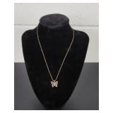 14kt Gold 16' Chain w/ 10kt Gold Pendant