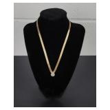 10kt Gold & Diamond 17' Necklace