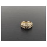 14kt Gold and Diamond Ring Approx Size 8