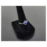 10kt White Gold Lindy Star Ring Approx Size 7