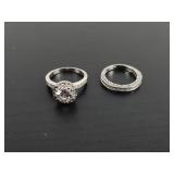 Sterling Silver 925 Band w/ Unmarked Ring