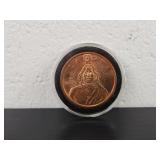 1oz 0.999 Pure Copper Round 'Lakota'