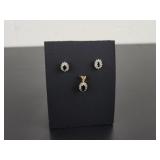 10kt Gold Pendant & Earrings