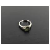 Sterling Silver 925 Cubic Zirconia Ring Size 8