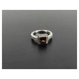 Sterling Silver 925 Cubic Zirconia Ring Size 8