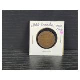1886 Canadian Large One Cent Coin