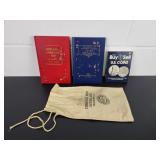 Coin Books & Bank Bag
