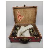 Vintage Roller Skates w/ Carry Case
