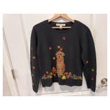 David Brooks Petites Dog Sweater