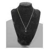 Sterling Silver 925 Italy 16' Chain & Pendant