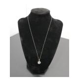 Sterling Silver 925 Italy 18' Chain & Pendant