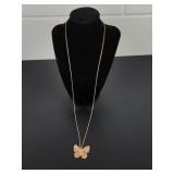 Necklace w/ Butterfly Pendant (No Markings)