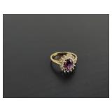 14kt Gold Stone Ring Approx Size 8
