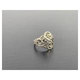Sterling Silver 925 Ring Approx Size 6.5
