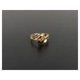 14kt Gold 3 Stone Mother's Ring Approx Size 8.5