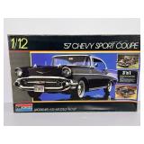 Monogram Model Kits (2) 57 Chevy Sport Coupe